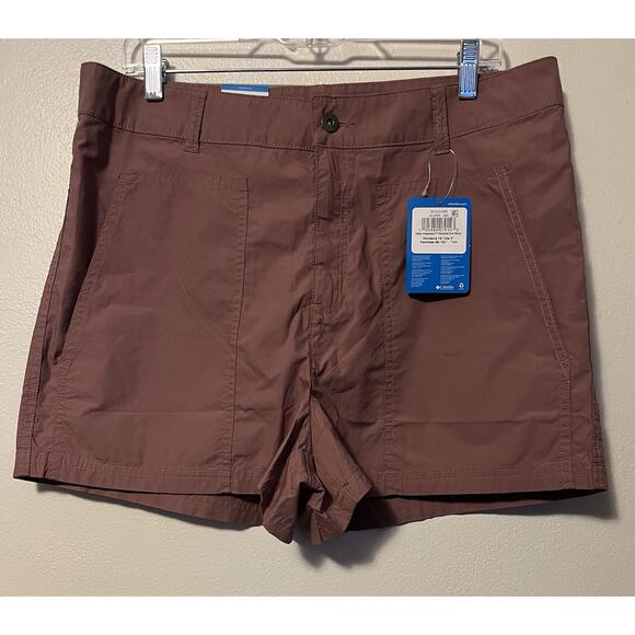 NWT Columbia Holly Hideaway Washed Out Shorts Inseam 3” Women’s Size 16 Pink - Picture 1 of 10